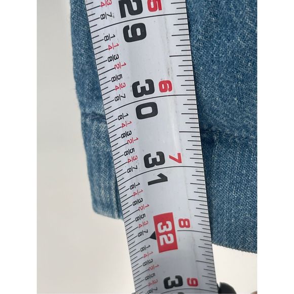 Levi's Jeans Wide Leg Slouchy Pleated Front Women 34 Large Blue High Rise New - Picture 7 of 14